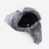 Unisex Warm Fleece Plaid Hat With Ear Protection Winter Cap Outdoor Cold Weather