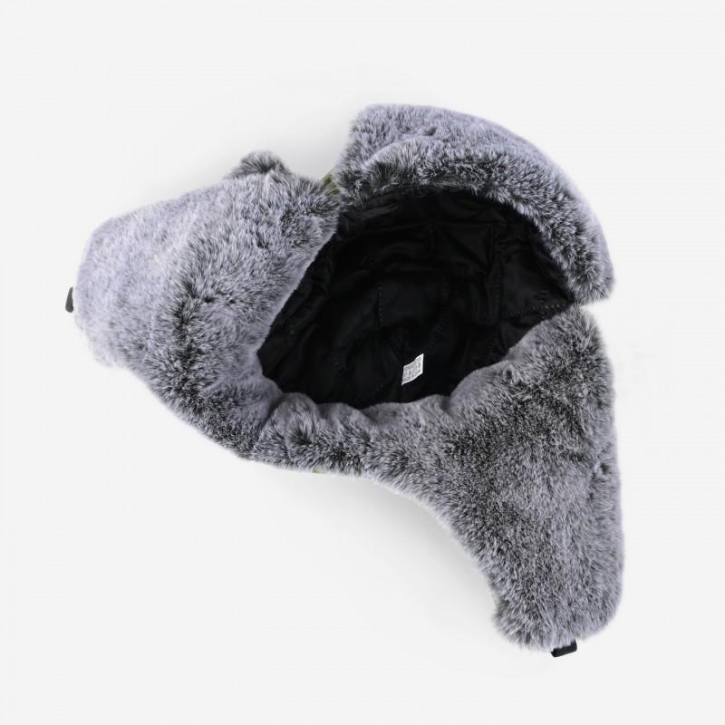 Unisex Warm Fleece Plaid Hat With Ear Protection Winter Cap Outdoor Cold Weather