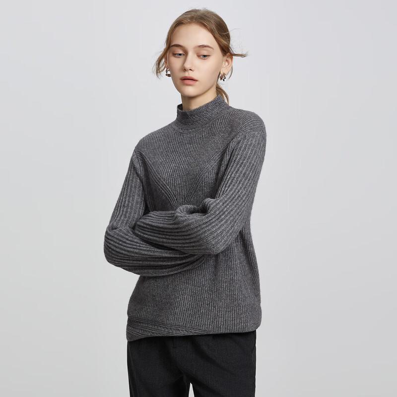 

SheTu Women s High-Neck Long-Sleeve Knit Sweater One Size