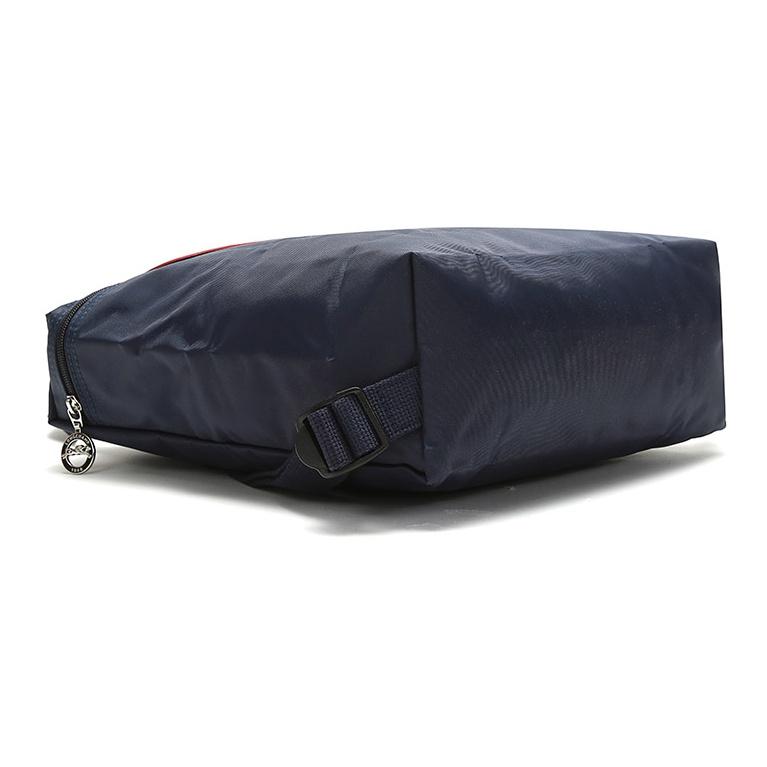 Longchamp Le Pliage Club 26 Logo Print Foldable Canvas Backpack Women Backpack Navy-Blue 1699619556