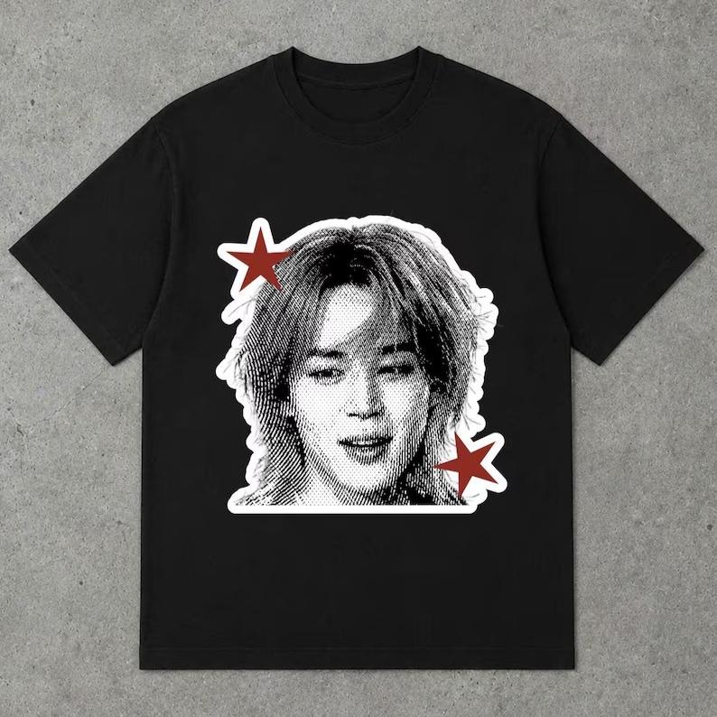 2026 Hot Vintage Kpop Idol Arirang World Tour Bangtan Jungkook V Taehyung Jimin Jin Suga RM J-hope T-shirt Unisex Hip Hop Streetwear Oversized Tshirt