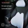Memory Foam Lumbar and Neck Support Car Cushion Set