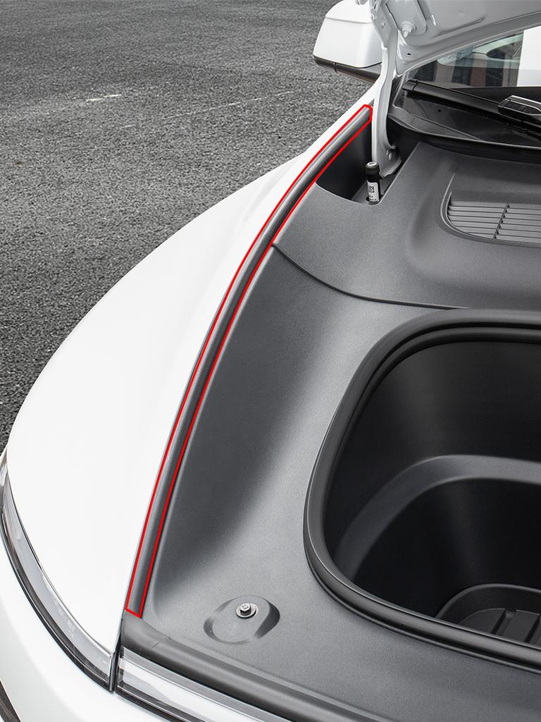 For Tesla Model Y Juniper Door Seal Strip Soundproof Rubber Weatherstrip for Model 3 Highland B-Pillar Sealing Noise Reduction