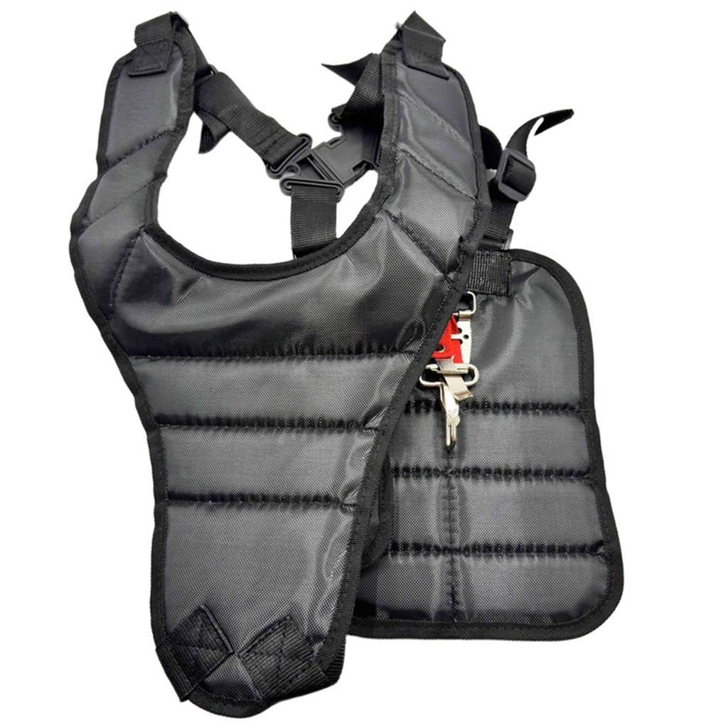 Lawn Mower Harness Strap Adjustable Grass Trimmer Strap Double Shoulder Strap Labor Saving Increase Mower Shoulder Strap