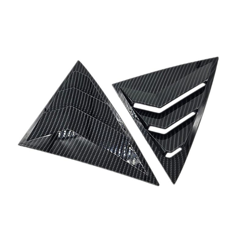 Für Honda Accord 7. Limousine 2003-2007 Auto Heckklappen-Jalousie Seitenfenster-Rollladenabdeckung Zierleiste Aufkleber Lüftungsschaufel ABS Karbonfaser-Stil