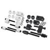 Aluminum Footpeg Spacer Floorboard Extension Kit Offering 1 To 1.5Inch Extension For Improved Leg Room On Motorcycle