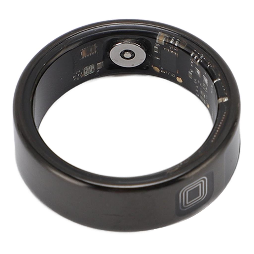 Smart Ring with Display Touch Screen IP68 Water Resistant Stainless Steel Multiple Sports Modes Fitn