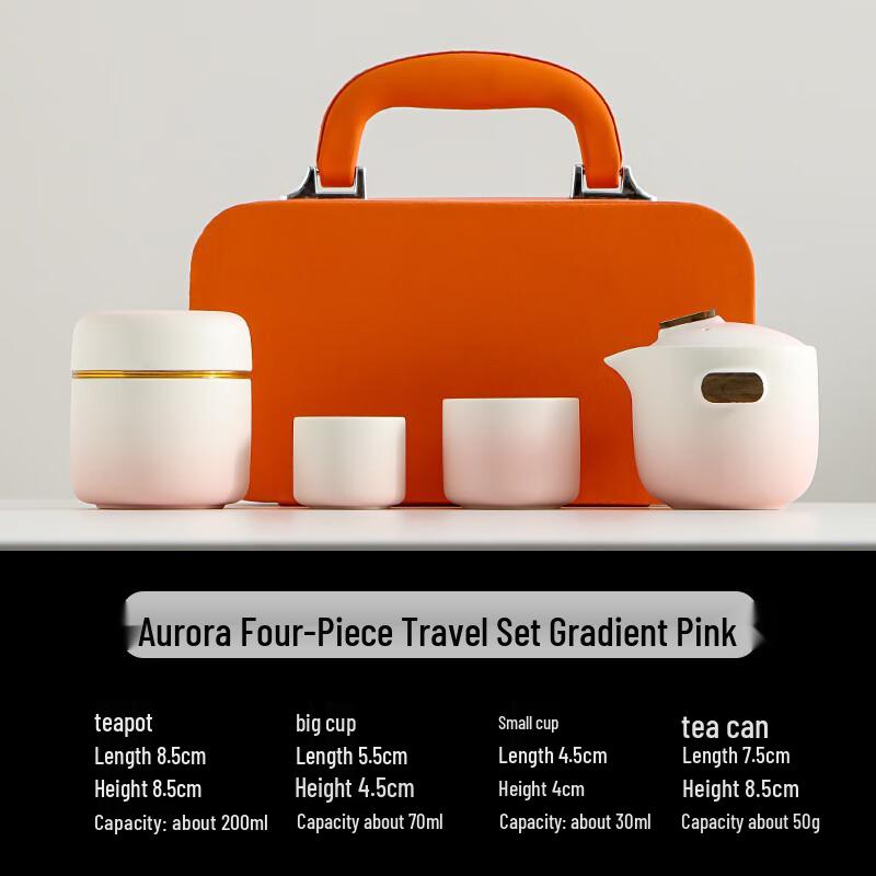 Ink Wash Aurora Portable Travel Tea Set