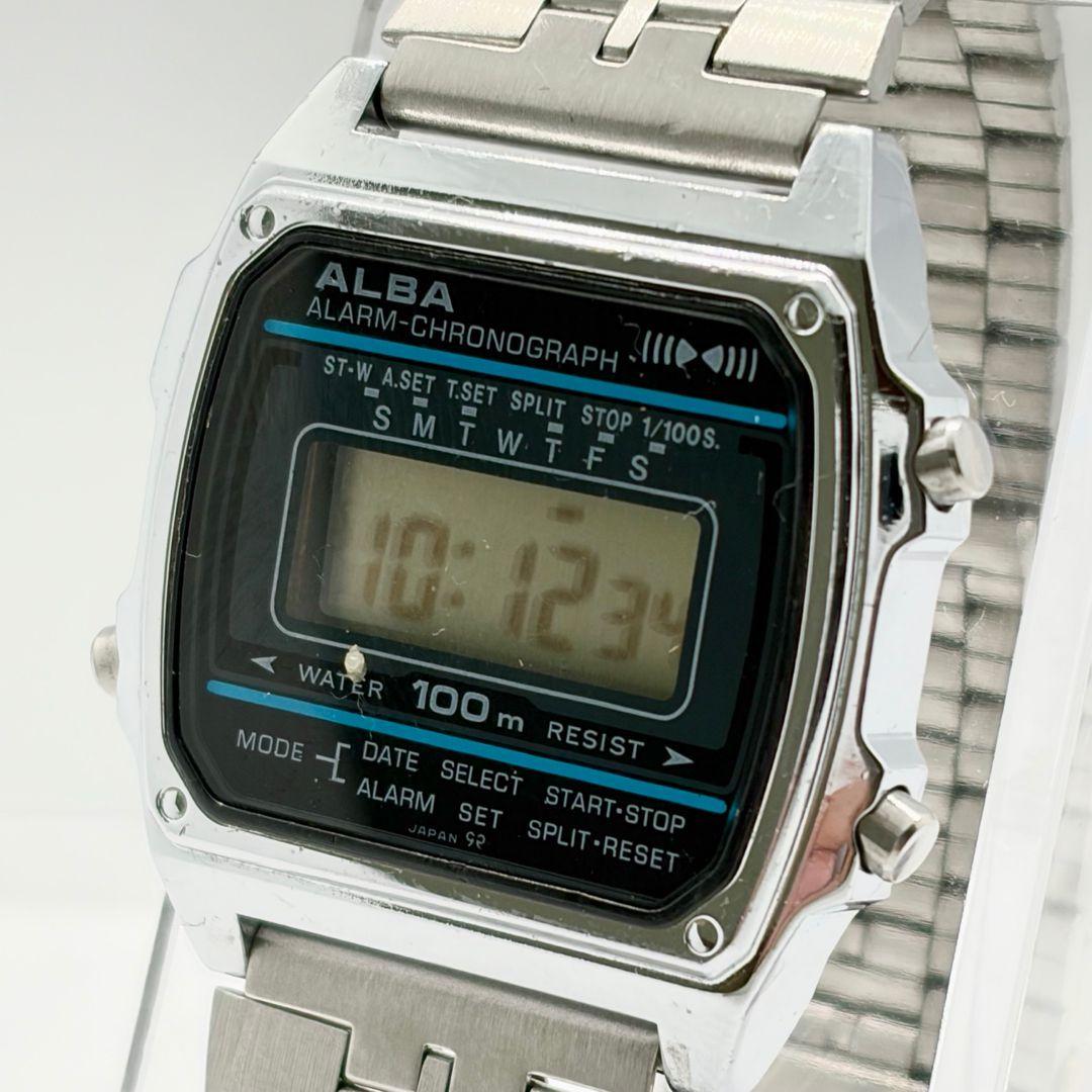 Seiko Alba Y799-4190 Men s Watch Digital Working Item