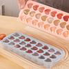 Heart-Shaped Ice Cube Trays Non-Stick Reusable Silicone Ice Mold with Lid Stackable Food-Grade BPA-Free Ice Cube Maker