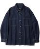 KULTE Washed Work Denim Shirt Indigo