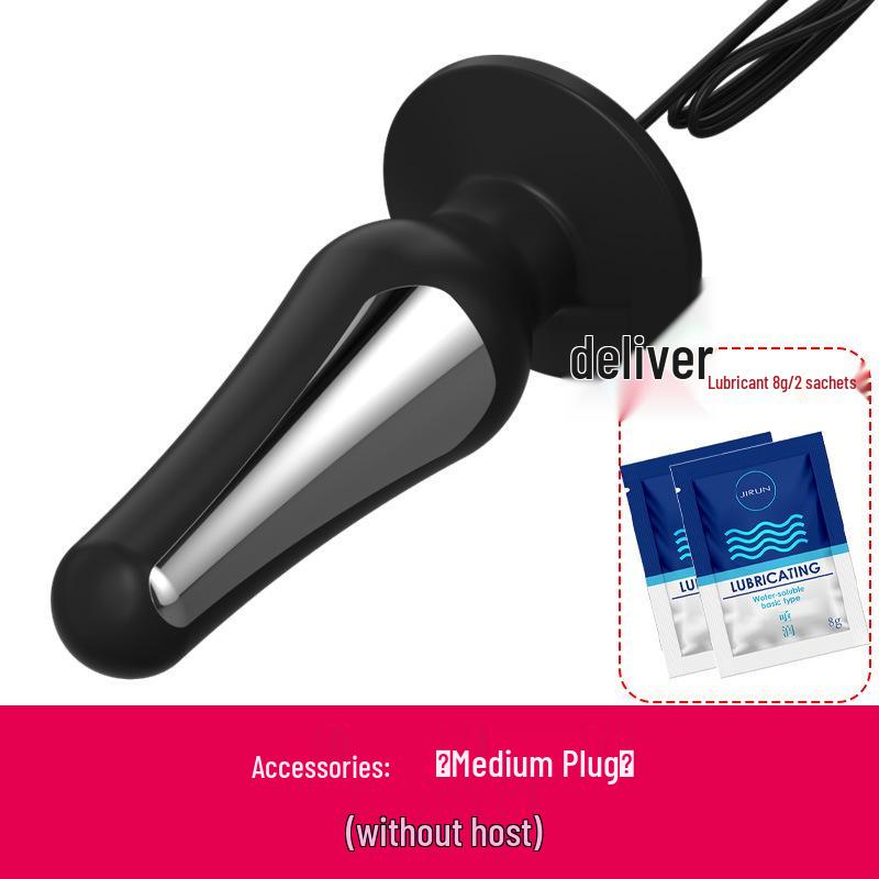 Electric Shock Silicone Conductive Nipple, Clitoral, and Anal Clamps - SM Training Toys