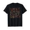 African Pattern Geometric Minimalist Style Half Circles T Shirt Vintage Versatile Graphic Designer Clothes Fashion Soft