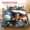 Wonder Woman Hero Bedding Set Duvet Cover Pillowcase No Filler, Soft Home Bedroom Decor, Perfect Gift for Fans.chl