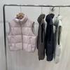 Down Jacket Vest Women's Short Autumn and Winter New Down Jacket Wearing Vest White Duck Down Vest Jacket