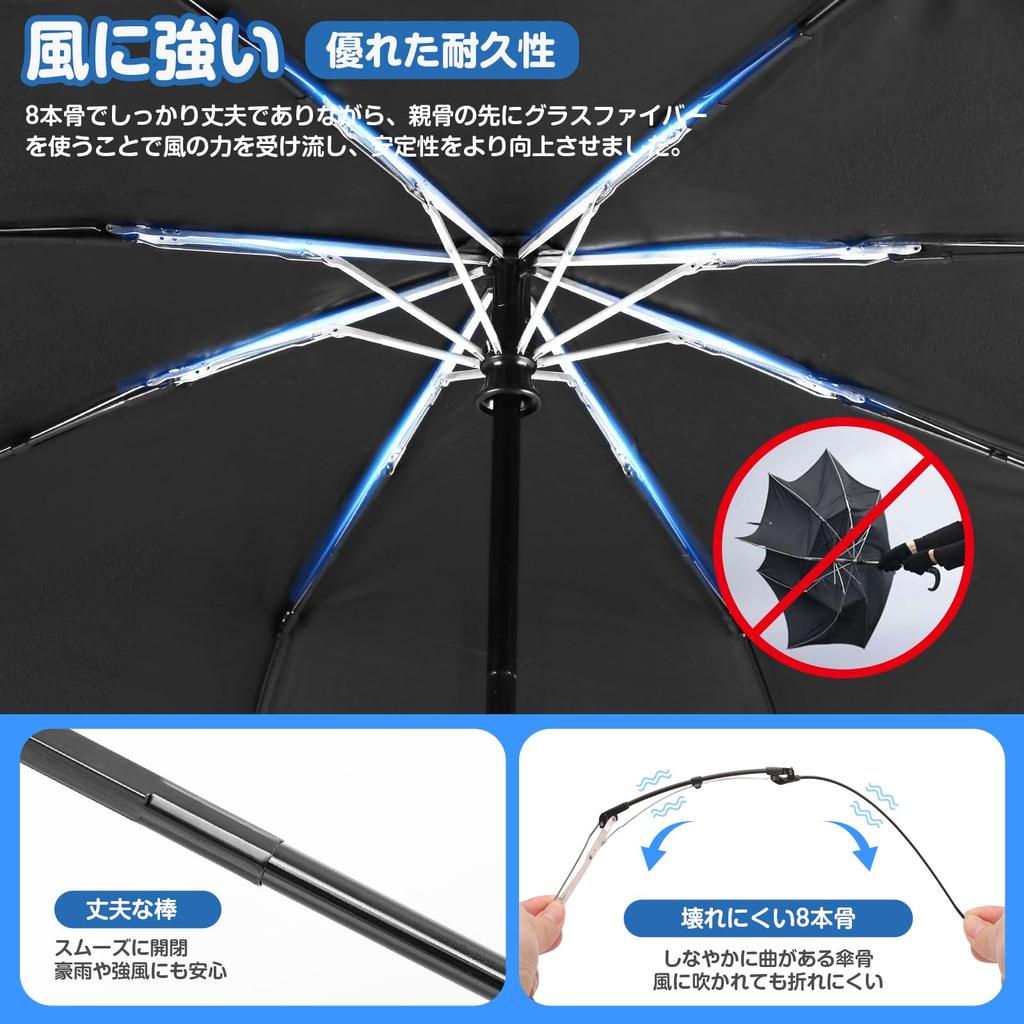 Folding Parasol New Automatic Opening and UV Protection Rain Complete Sun and Heat Sunburn Large with Storage Day Day Gift Umbrella, [2026 Model,