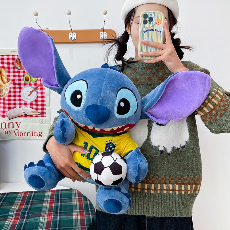 Cartoon Football Stitch Plush Toy Doll for Children