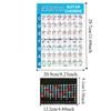 Printed Vinyl Paper Guitar Practice Chord Chart Coated Paper Chord Fingering Diagram  For Kids