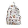 Cute Capybara Printed Backpack ins Versatile Fashion Cartoon Middle School School Bag Women's Large Capacity Backpack