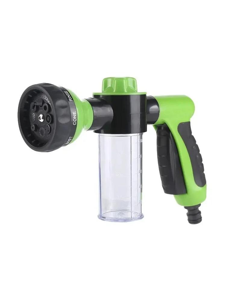 8-Mode High Pressure Hose Nozzle | Lawn/Garden/Car Wash Sprayer | Ergonomic Adjustable Watering Tool