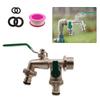 Frost-Resistant Double Outlet Faucet Zinc Alloy Faucet