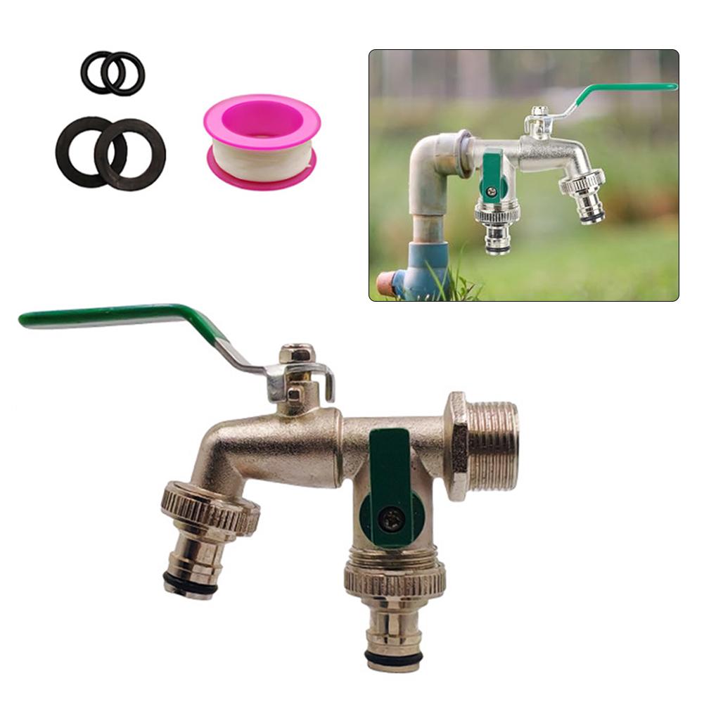 Frost-Resistant Double Outlet Faucet Zinc Alloy Faucet