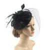 Retro Sinamay Headband Fascinator Wedding Ascot Hat Hatinator Birdcage Veil
