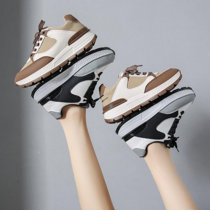Spring, Summer, Autumn and Winter Women's Shoes Women's Sneakers Increase Height, Comfortable and Wear-resistant Sports Casual Shoes