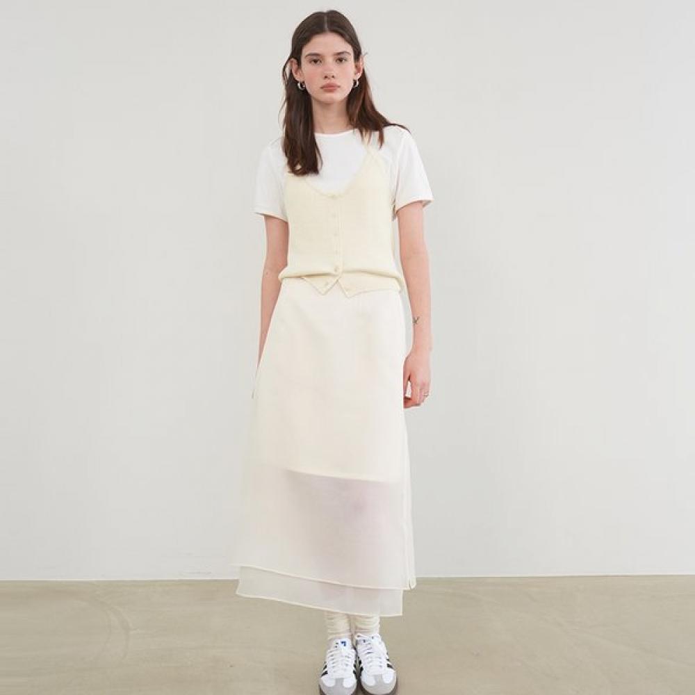 Auf Auf Organza Durchsichtiger Rock Neu5xs232