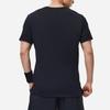 Li Ning Fitness Series Letter Print Moisture Wicking Quick Dry Short Sleeve T-Shirt Men Tops Black ATST051-1