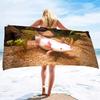 Cartoon Salamander Series Seaside Vacation Beach Towel Swimming Bath Towel Microfiber Sports Towel