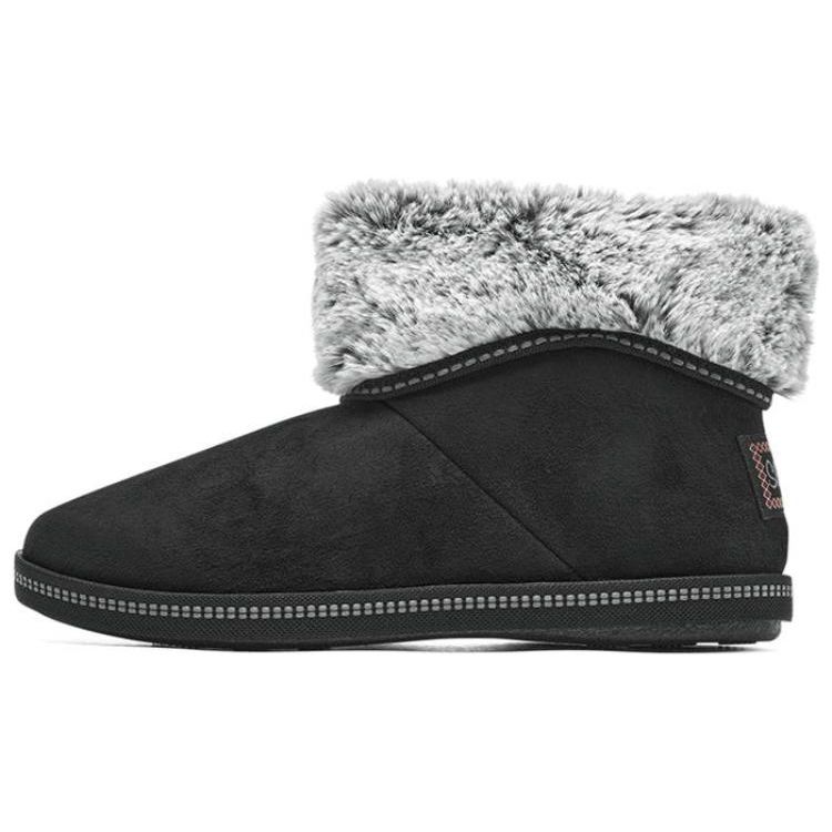 Skechers Cozy Campfire Теплые Прочные Высокие Зимние Ботинки Женские Черные 167627-BLK 38