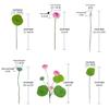 Lotus Flower & Leaf Artificial Decoration - Green Plant Handicraft INS Style for Wedding