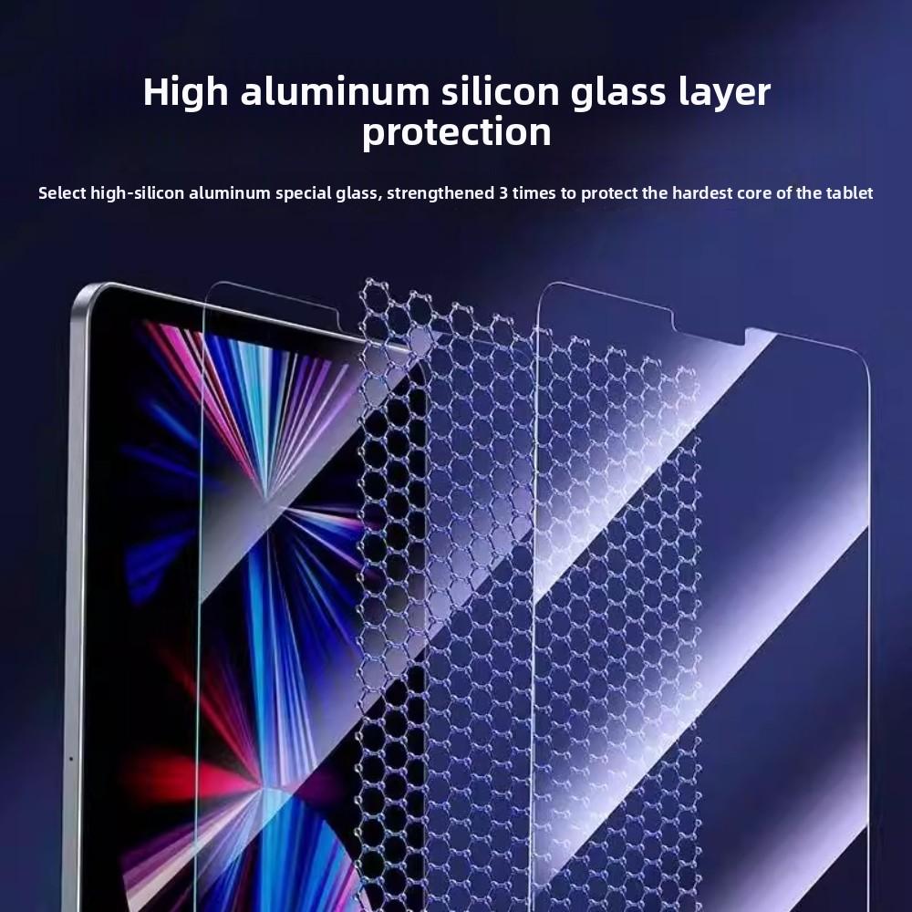 Tempered Glass for iPad Air 13 11 5 4 3 M3 M2 Pro13 M4 A16 11th 2026 12.9 Screen Protector 10 9 10th 9th Mini 7 6 Instant Film