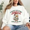 Funny Sarcastic Christmas Goose Probably Just Gonna Jingle Some of The Way I'm Tired Holiday Tracksuit Design Christmas Hoodyie