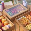 Kraft Paper Lunch Box for Outdoor Picnic or Takeaway
