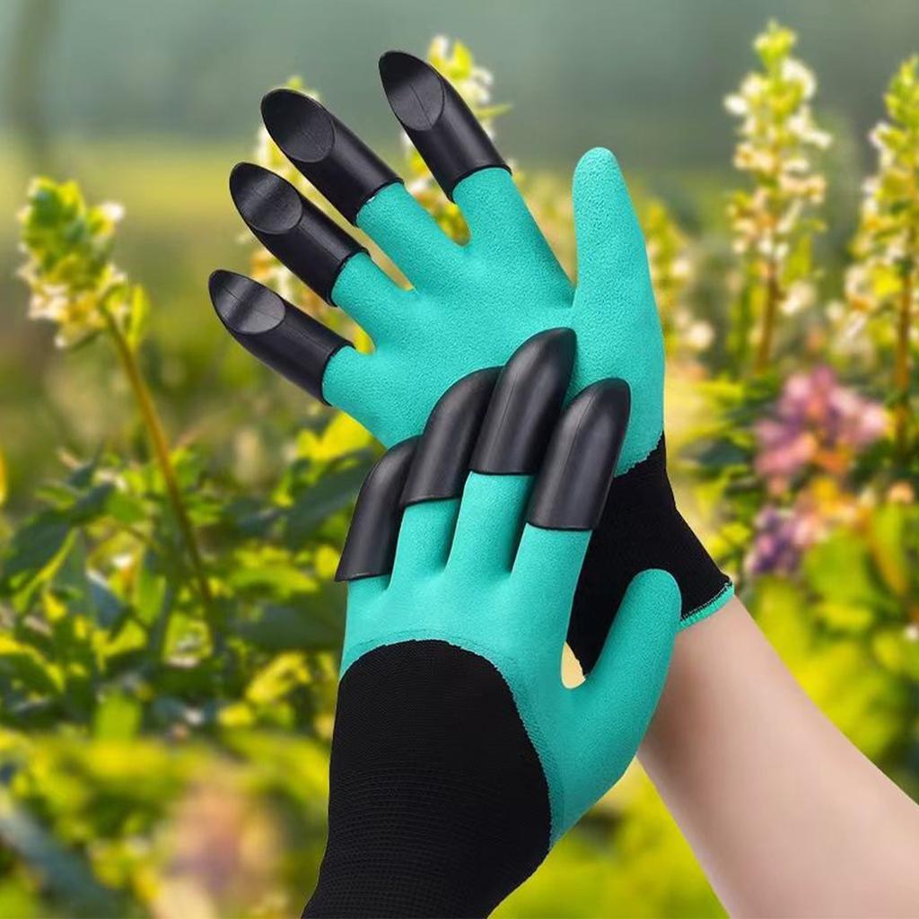 Anti Puncture Latex Gloves With Claws For Outdoor Gardening, Vegetable Planting, Soil Excavation Protection, Labor Gloves