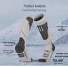 Quick-Drying Cross-Border Ski Socks for Men & Women - Terry Sports & Mountaineering Socks, Towel Bottom Snow Socks