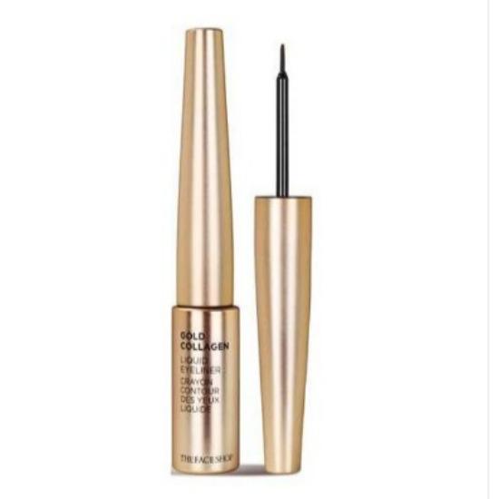 

Жидкая подводка для глаз The Face Shop Gold Collagen 1p чёрный