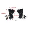 Bandeau Cheveux Oreilles de Chat Renard en Fausse Fourrure Poilue Fête Cosplay Bandeau Cheveux Headwear