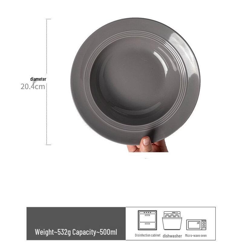 Abay Light Jade Ceramic Straw Hat Bowl