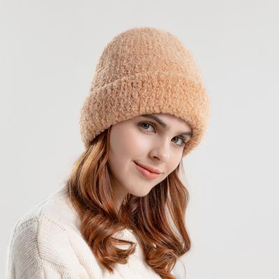 Thermal Winter Hats For Women Warm Velvet Skullies Beanies Female Outdoor Windproof Hedging Cap Fleece Ski Caps
