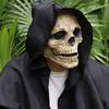 New Halloween product: a skull mask with a moving mouth Movable Mouth Skull Full Head Skull Mask