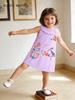 European Style Cotton Knitted Pinafore Princess Dresses for Girls