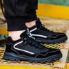 Safety Shoes Men Anti-smash Breathable Work Boots Steel Toe Cap Puncture-Proof Male Footwear