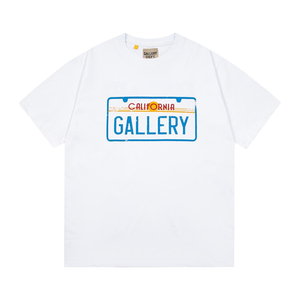 26SS Foreign Trade Gallery Dept T-Shirt Collection Gallery Casual Short Sleeve Men's and Women's Same Style Factory Spot Straight Hair