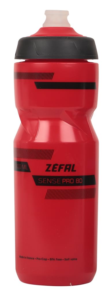 

Zefal SENSE PRO 80 Bicycle Drink 76 x 76 x 1460g Bottle, Red/Black, 800ml, 240mm, 85g,
