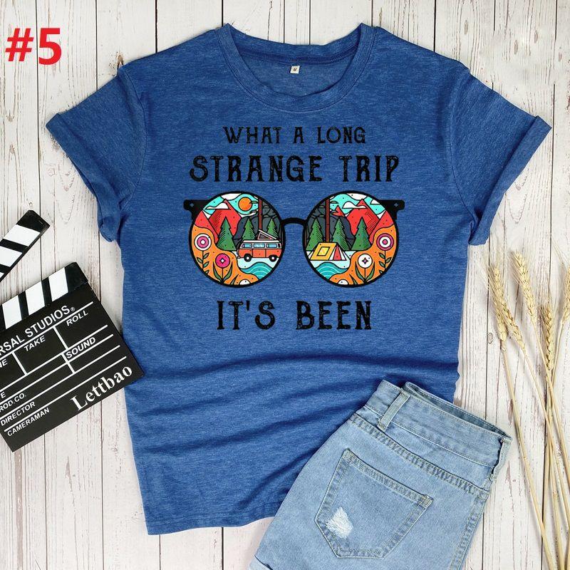 Neck Short -Sleeved Fashion T -Shirt 