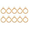 10Pcs Window Treatment Clip Rings Set Shower Curtain Drapery Rings Curtain Hooks with Eyelets