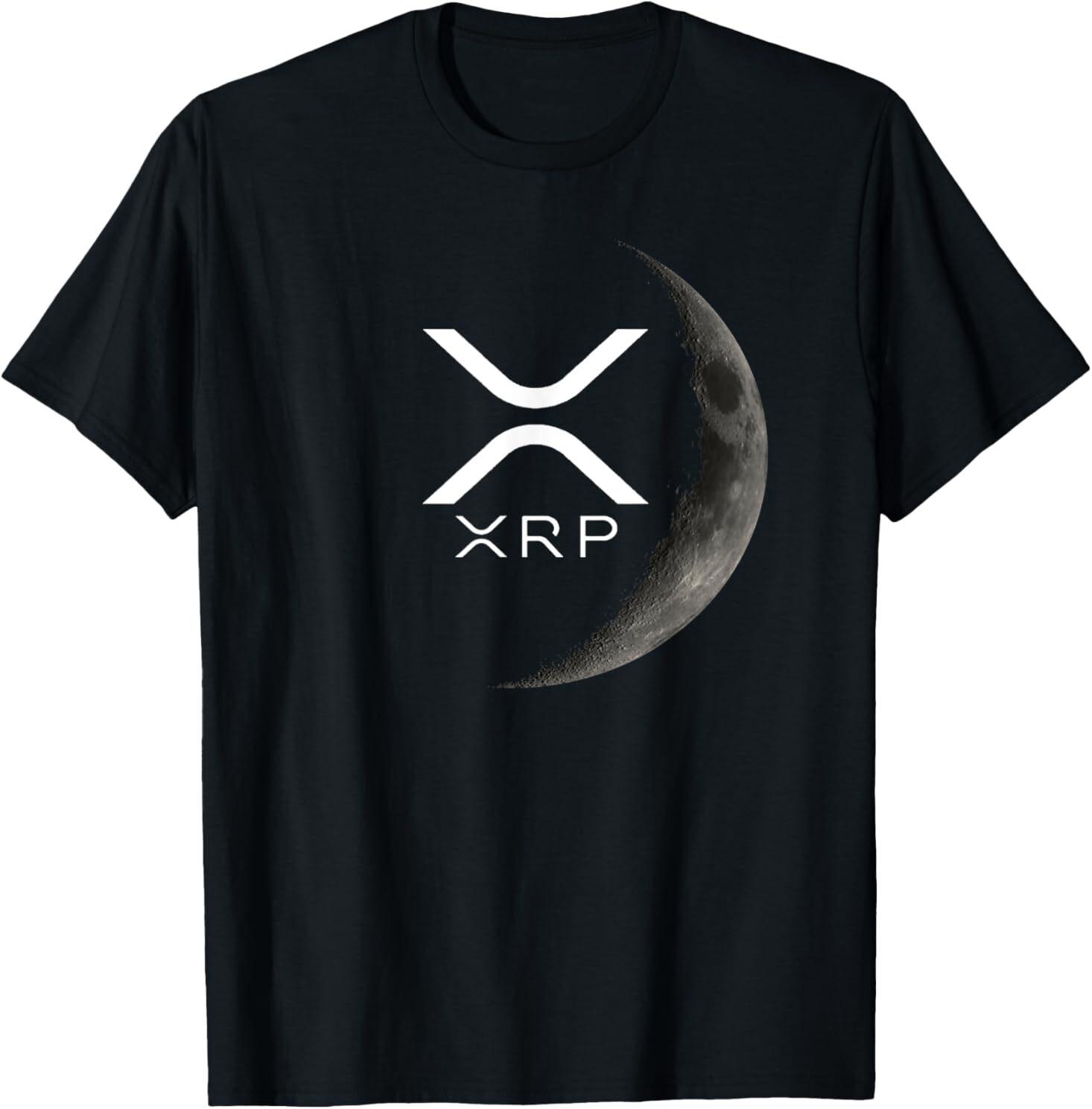Ripple XRP Moon T-T-Shirt S
